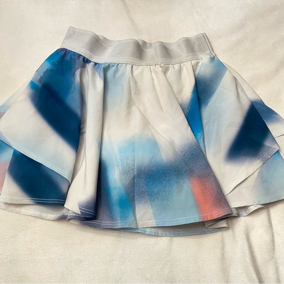 Lululemon Court Rival High-Rise Skirt Baseline Wash Print Multi 1674 - Picture 3 of 13